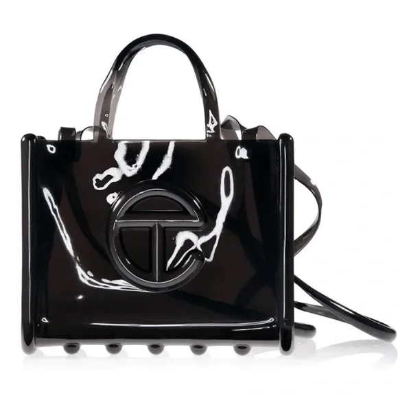 Telfar x Melissa Medium Jelly Shopper - Black - Picture 5 of 8